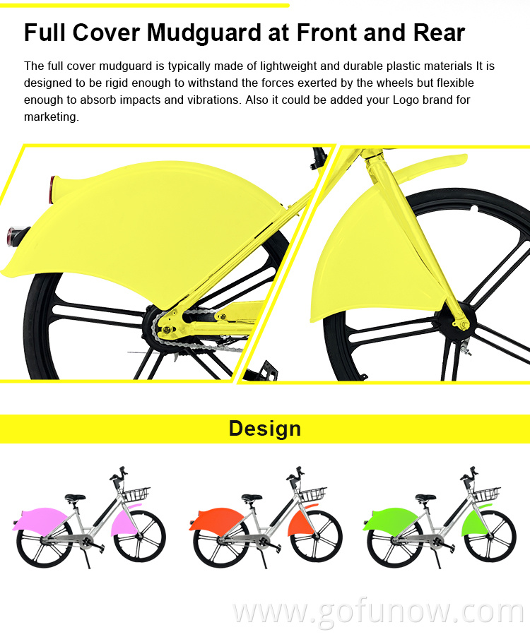 Bluetooths Gps Ble automatic Lock Smart City Electric Bike Rental Ride Shared EV System Solution Rental Bicycle Sharing Ebike